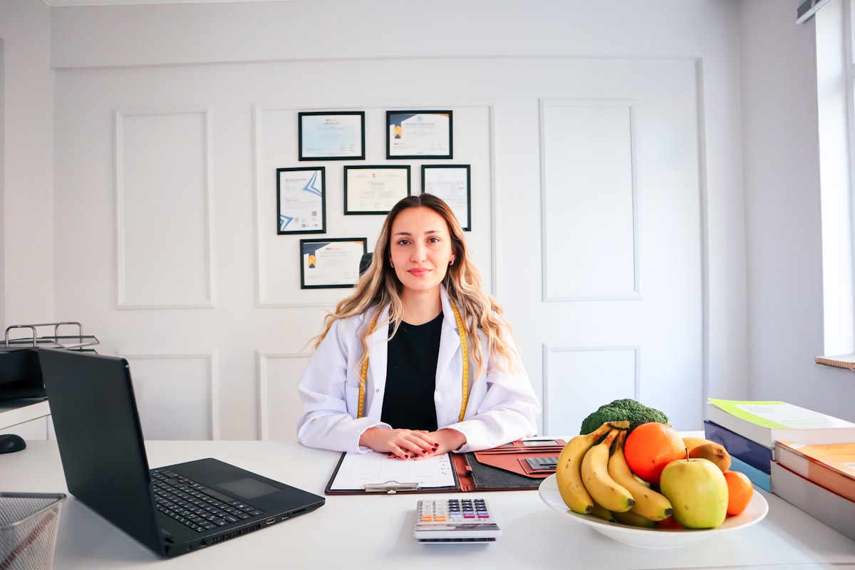 Professional nutrition assessment session